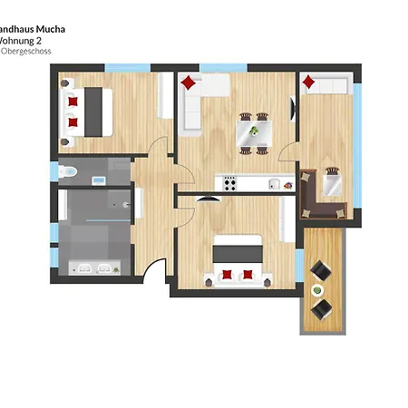 Apartment Mucha - - Naturpark Partner